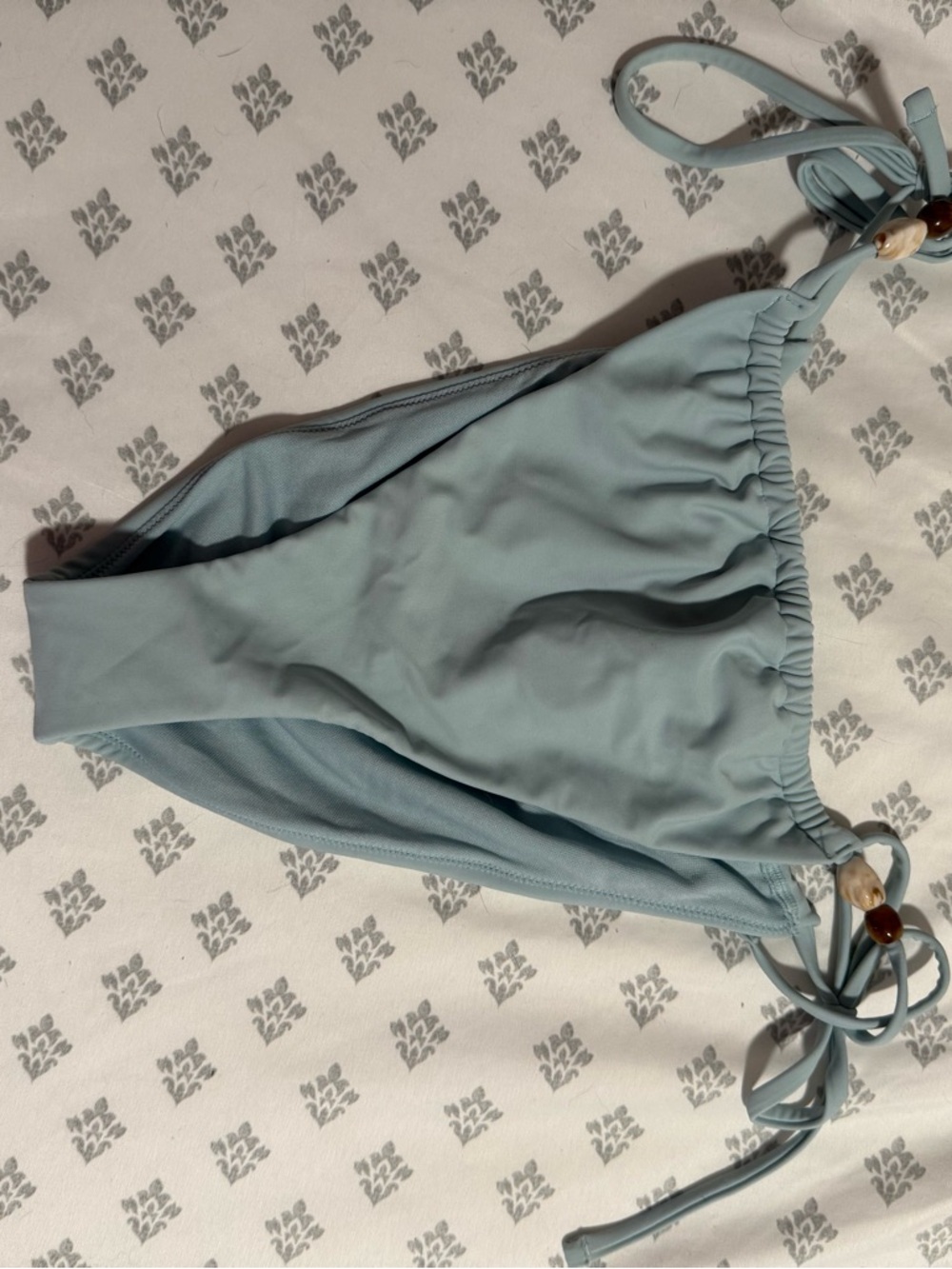 Abercrombie & Fitch Light Blue Side-Tie Bikini Bottoms